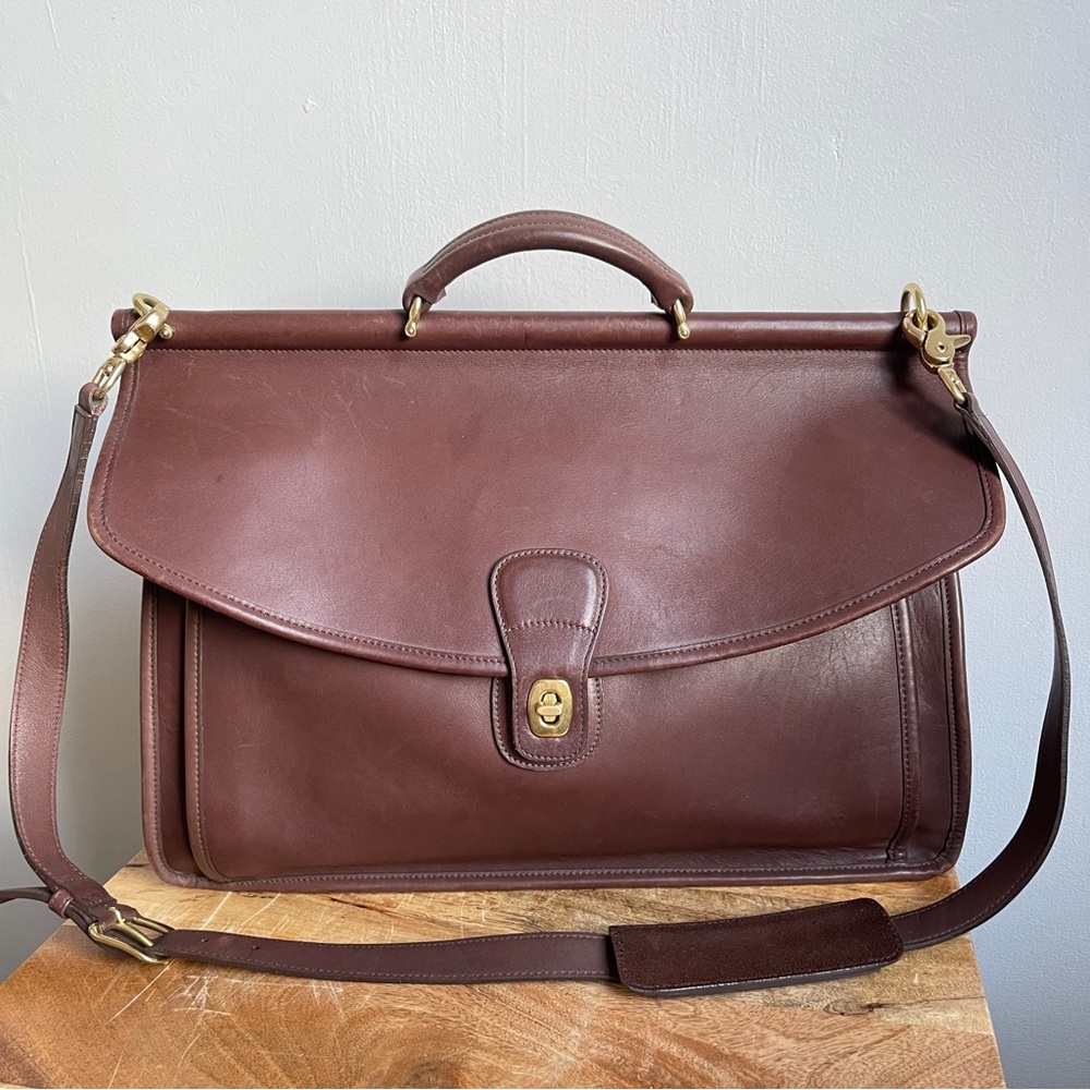 Vintage Coach 5266 Beekman Messenger Briefcase Laptop… Gem